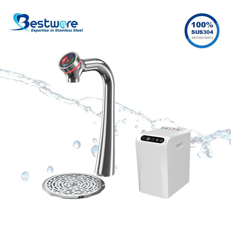 4 in 1 Commercial Sparkling Water Dispenser with Optional RO filtration - Undercounter
