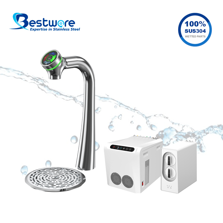 4 in 1 Commercial Sparkling Water Dispenser with Optional RO filtration - Undercounter