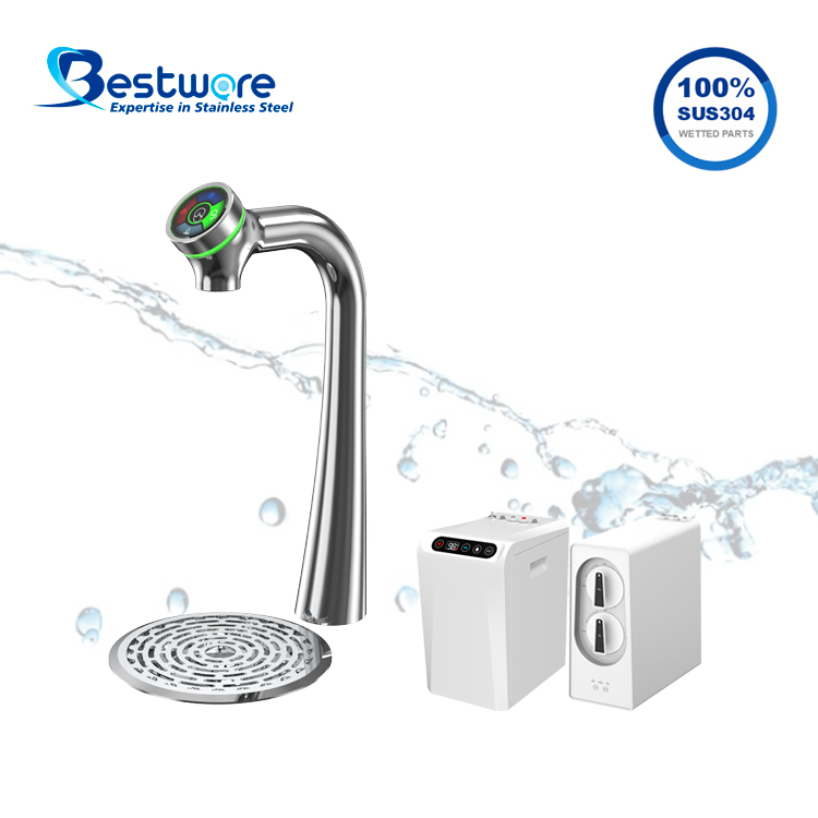 4 in 1 Commercial Sparkling Water Dispenser with Optional RO filtration - Undercounter