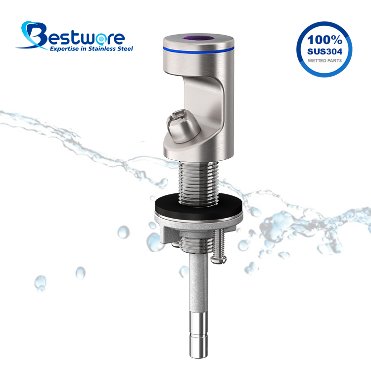 Sensor Style Food-grade Stainless Steel Drinking Bubbler Tap - Deck Mount